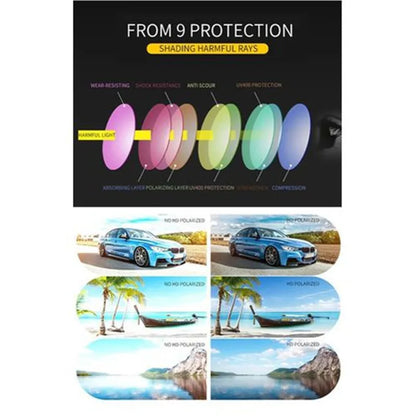 Kawasaki Polarized Fishing Sunglasses – Men & Women Outdoor Sport, Driving Eyewear with UV400 Protection