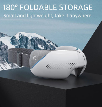 Newest Visible Eye Massager | Smart Airbag Compression Glasses with Bluetooth Music for Better Sleep