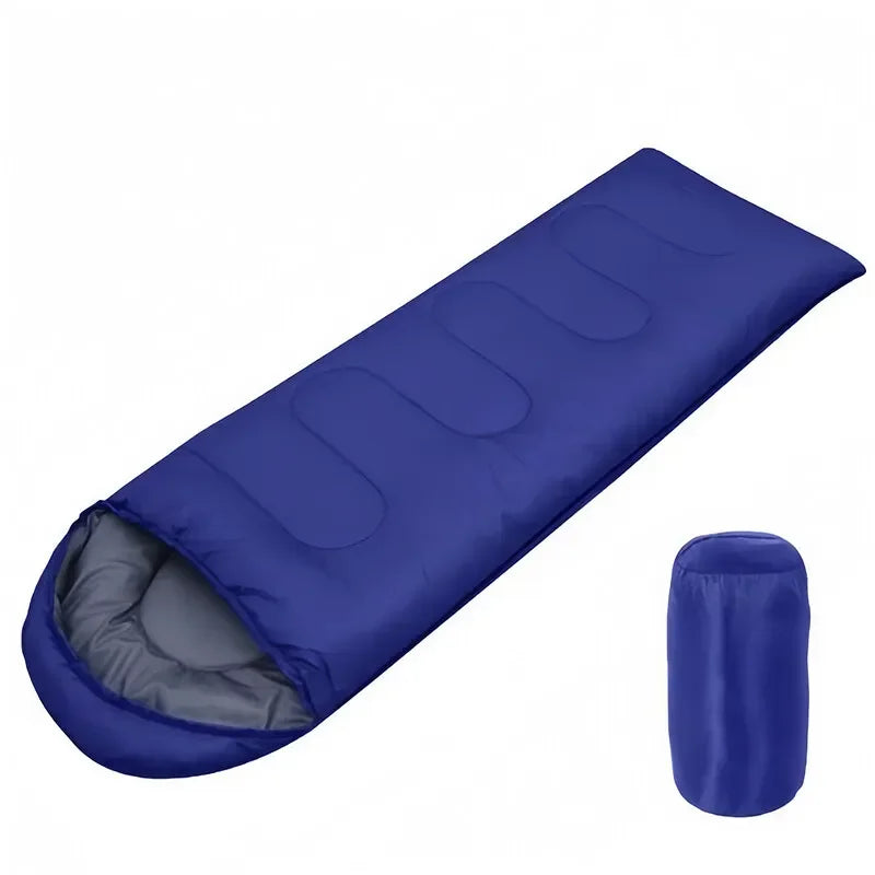 Lightweight 4-Season Camping Sleeping Bag – Warm Envelope & Mummy Style for Backpacking, Outdoor, and Winter Use