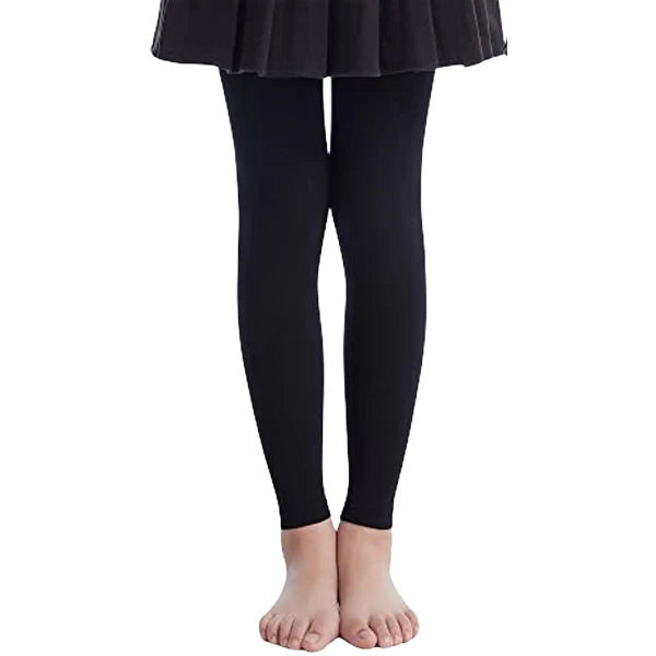 Summer Girls 60Den Semi-Transparent Velvet Matte Stirrup Tights – Footless Soft Tights for Daily Wear, Size S-XXL (80-160cm)