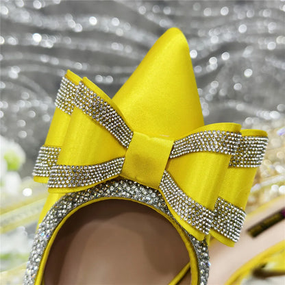 Elegant African High Heel Sandals - Chain Decor Wedding Pumps for Women’s Party & Formal Wear