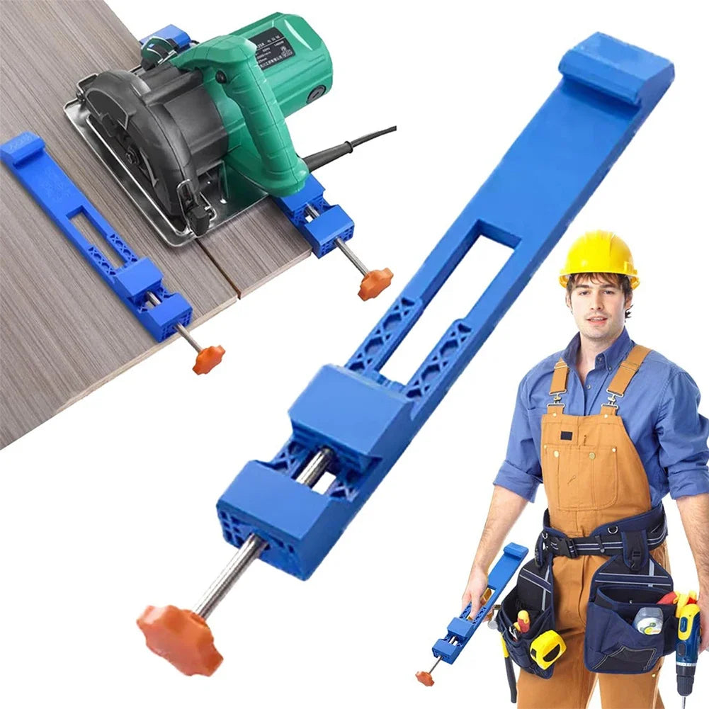 Quick Fix Jig for Electric Circular Saw – Precise Wood Cutting Clamp, Easy Installation for Precision Milling Tasks