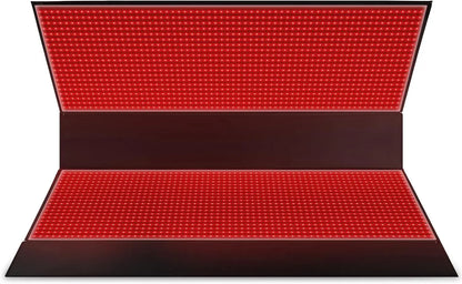 LOVTRAVEL 2560pcs LED Red Light Therapy Mat – 660 & 850nm Near Infrared Large Pad for Full Body Treatment