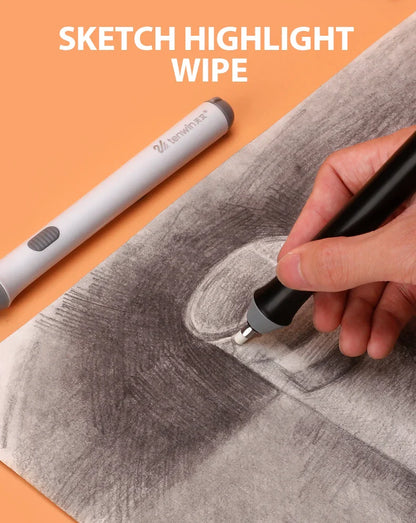 Adjustable Electric Eraser for School — Automatic Sketch & Drawing Rubber with Refill
