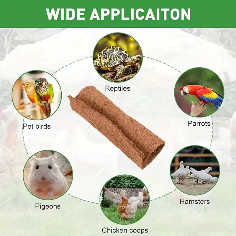 Eco-Friendly Coconut Fiber Chicken Nesting Pads – Reusable Durable Poultry Coop Bedding Mats for Egg Laying Hens