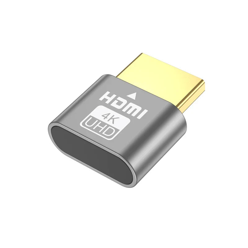 4K HDMI Virtual Display Adapter — High-Resolution Wireless Streaming Emulator & Dummy Plug