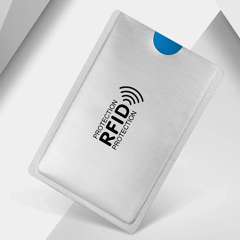 5-20pcs Aluminium RFID Card Holder - NFC Blocking, Metal Credit Card Case for ID and Bank Card Protection