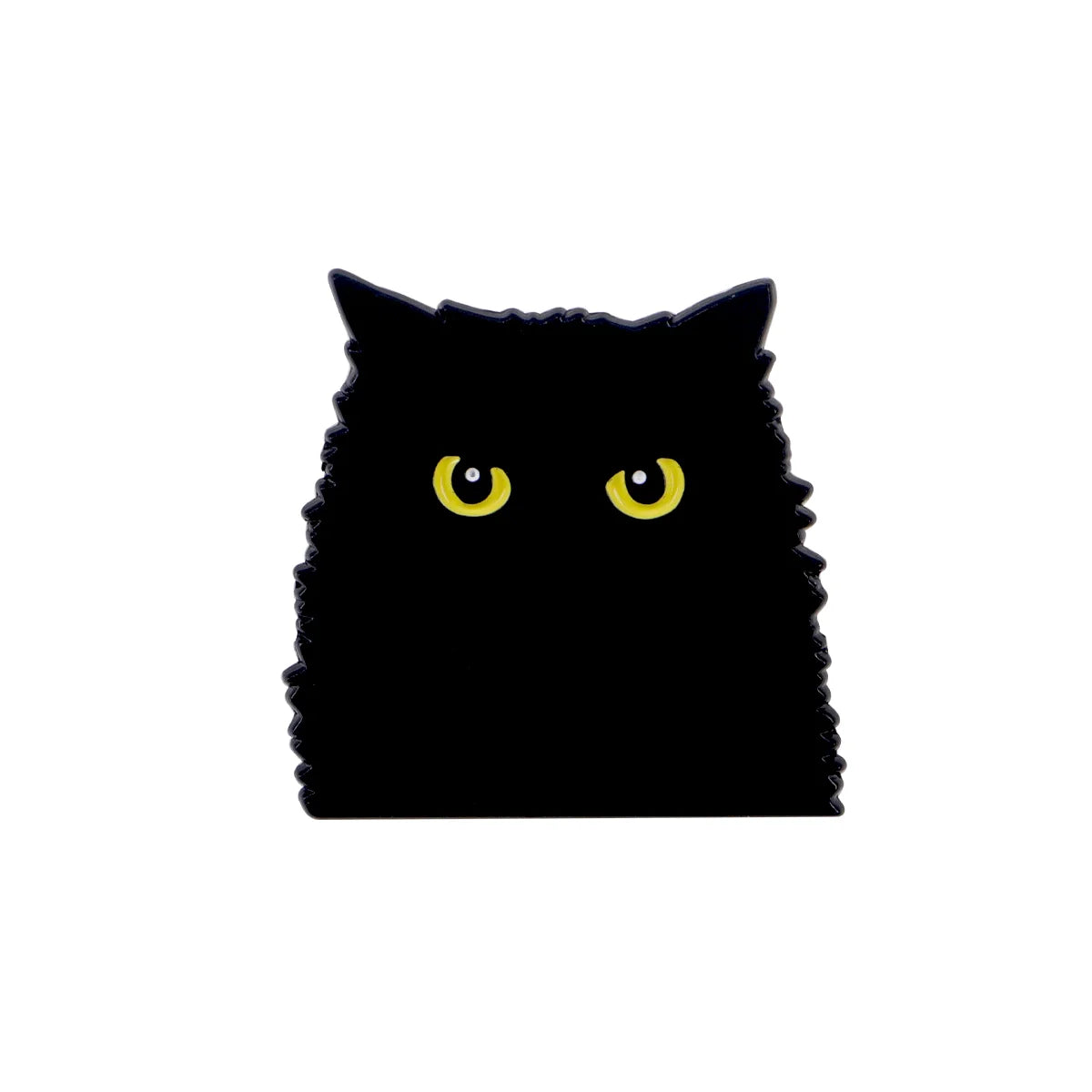 Cute Black Cat Enamel Pin – Tiny Cartoon Animal Metal Brooch Badge Jewelry Accessory Gift