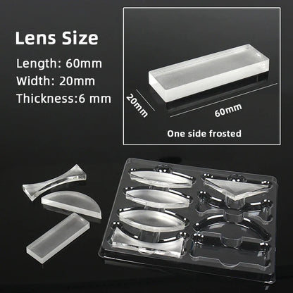 Geometric Optics Experiment Kit – Convex & Concave Lens Light Refraction Reflection Physics Set for Kids Science Learning