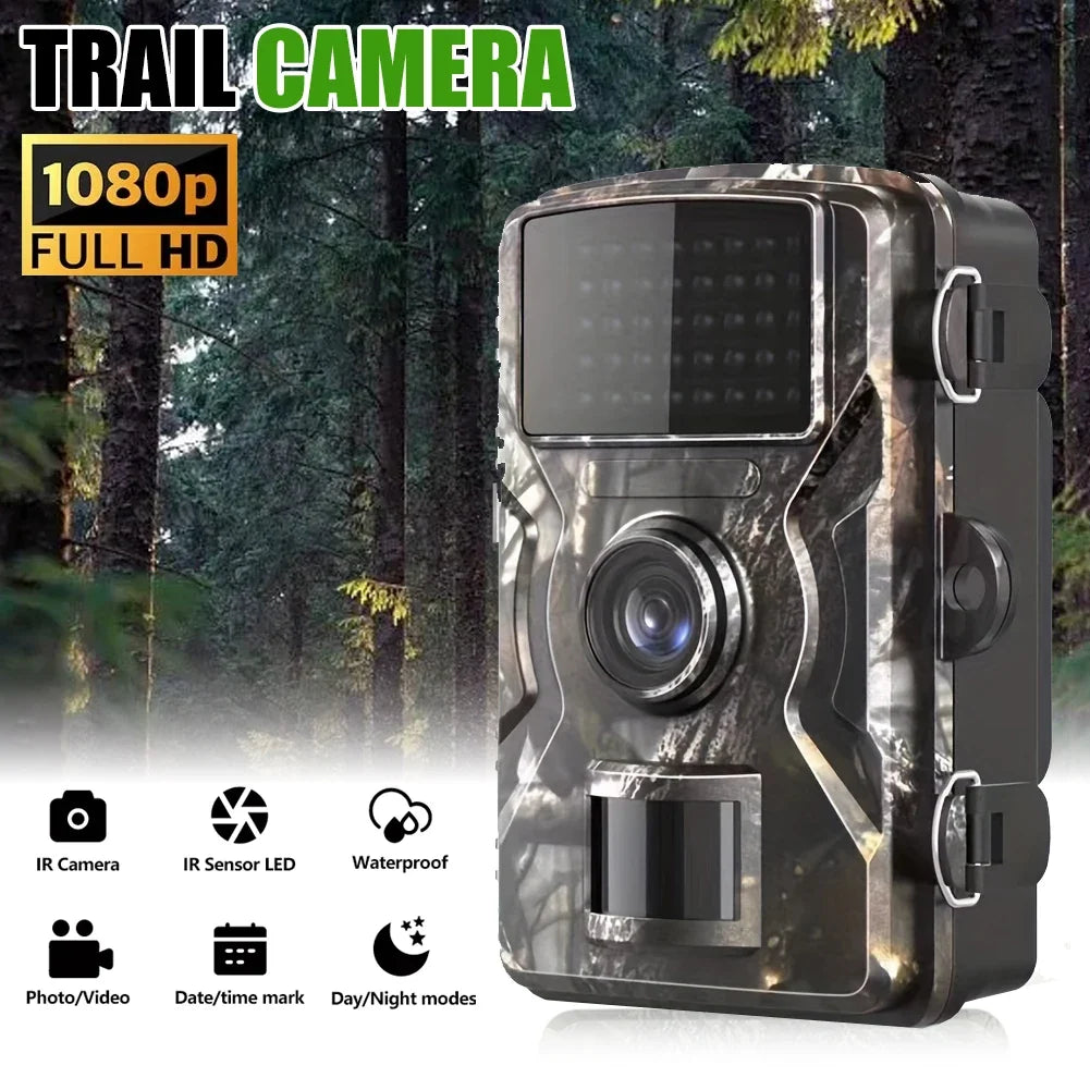 Wildlife Hunting Trail Camera - Infrared Night Vision Motion Activated Outdoor Game Surveillance Cam