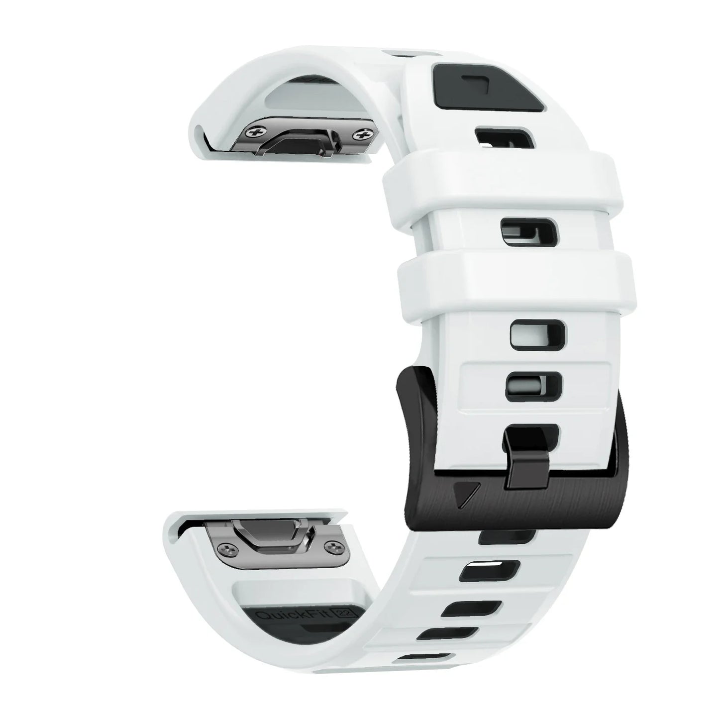 QuickFit Silicone Watch Strap – 22/26mm Band for Garmin Fenix 8/7/6/5, Epix Pro, Instinct 2, Enduro 3