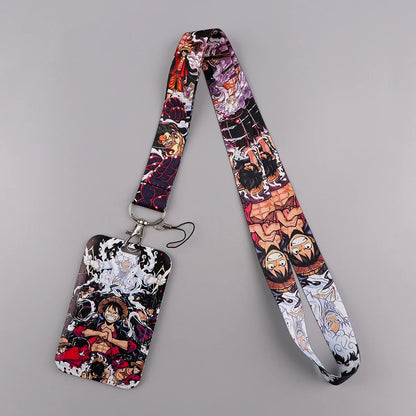 Zoro Anime Lanyard – Pirate Card Holder Neck Strap for Keys, ID, Phone, Badge, Cosplay Accessories & Gifts
