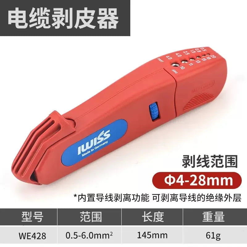 Automatic Wire Stripper Tool - Self-Adjusting Cable Peeler for Electricians