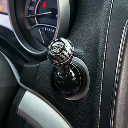 Car Start Button Cover – Rocker Style Automotive Interior Accessory, Retro Joystick Decoration, Universal Car Gift