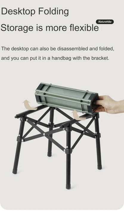 Naturehike Aluminum Folding Camping Table – Portable Outdoor Picnic & BBQ Table