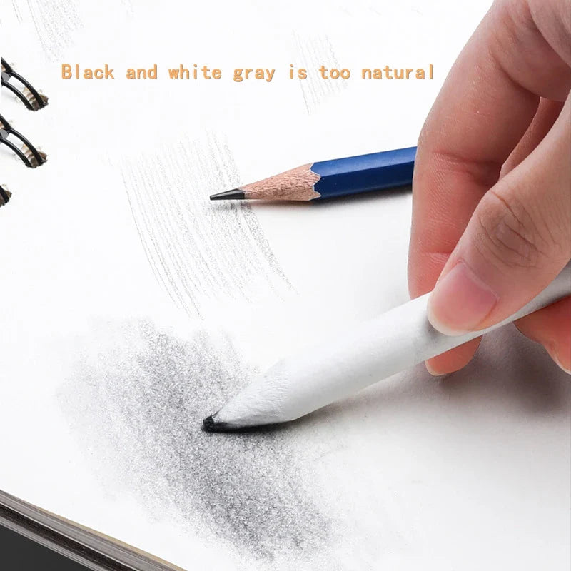 Art Blending Stumps and Tortillions Set: Paper Blenders, Sandpaper, Pencil Sharpener Pointer - Charcoal Sketch Drawing Tools for Artists