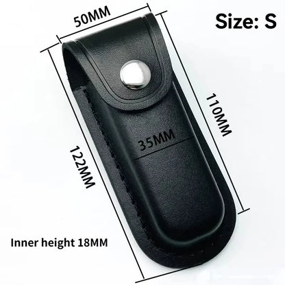 Universal Folding Knife & Flashlight Sheath – Belt Loop Holder Case for Camping, Hiking & Outdoor Gear Storage