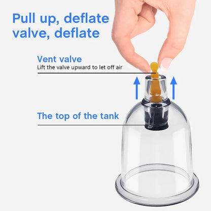 Electric Cupping Machine – Household Vacuum Cupping Set with Easy Suction Gas Tank