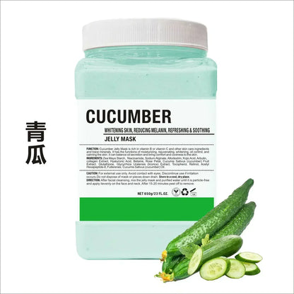650g Arbutin Rose Jelly Mask Powder – DIY Hydrojelly Peel-Off Mask with Vitamin C, Hyaluronic Acid & 24K Gold for Skin Care