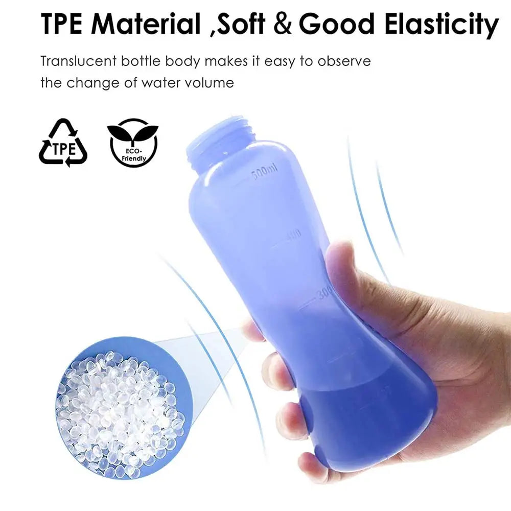 Portable 500ml Travel Bidet Spray : Handheld Cleansing Water Washer Bottle for Pregnant Women & Baby Care