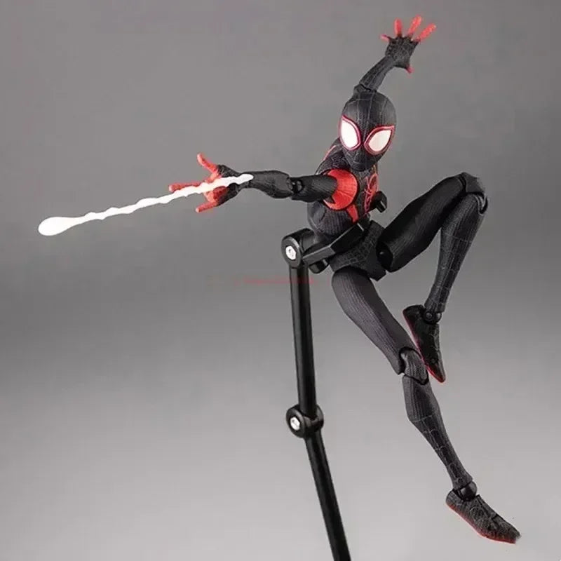 2024 Spider-Man & Gwen Action Figures — Spider-Verse Collection with Miles Morales Sentinel | Anime Toys Christmas Gift