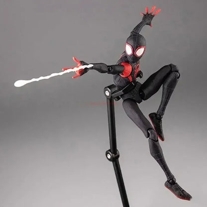 2024 Spider-Man & Gwen Action Figures — Spider-Verse Collection with Miles Morales Sentinel | Anime Toys Christmas Gift
