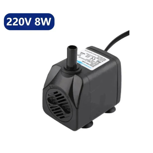 220V 8W Multifunctional Submersible Water Pump – Small Circulating Cooling Pump for Household & DIY Handicrafts