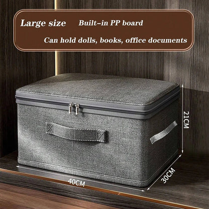 Folding Clothes Storage Organizer - Large Capacity Quilt, Bra and Lingerie Divider Box