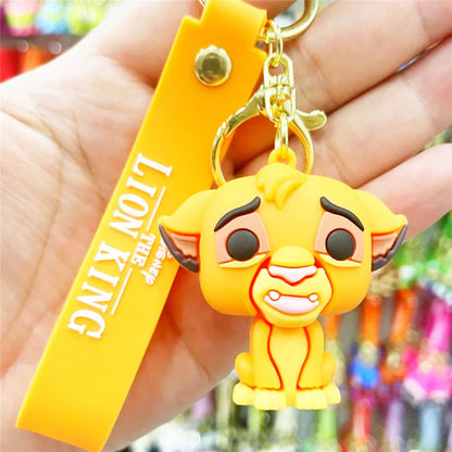 Kawaii Anime Disney Toy Story Keychain – Cartoon Doll Pendant Keyring for Kids, Personalized Gift