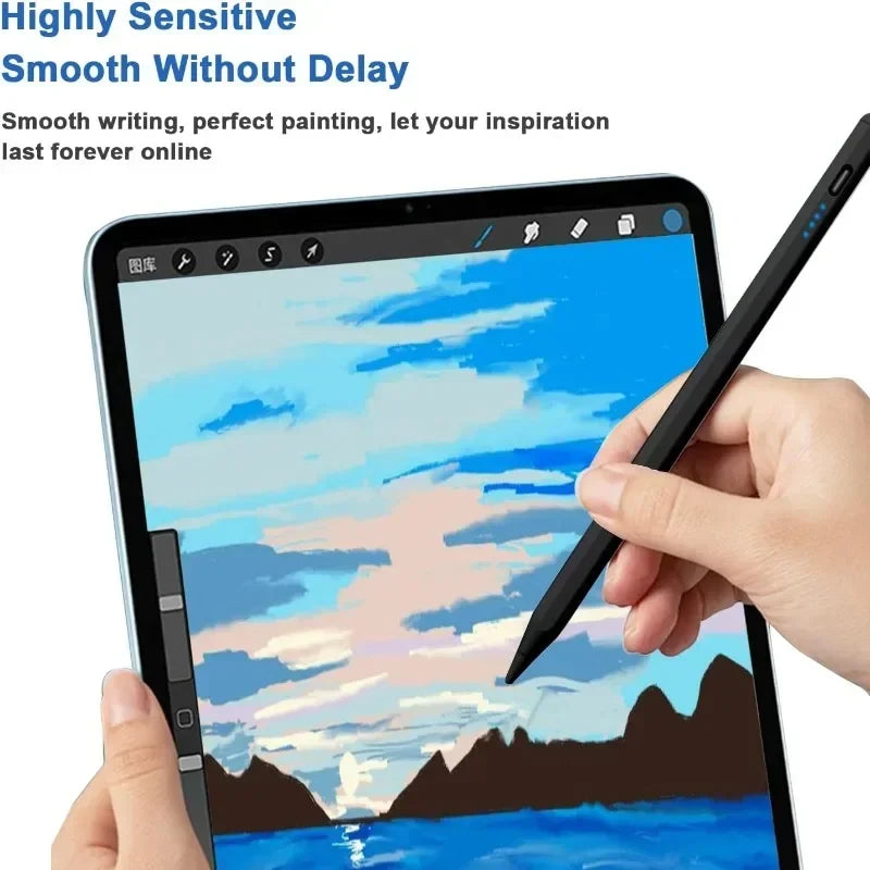 Stylus Pen for Samsung Galaxy Tab & iPad – Rechargeable with Tilt Sensitivity, Compatible with A9, S9, S8, A7, A6, and More
