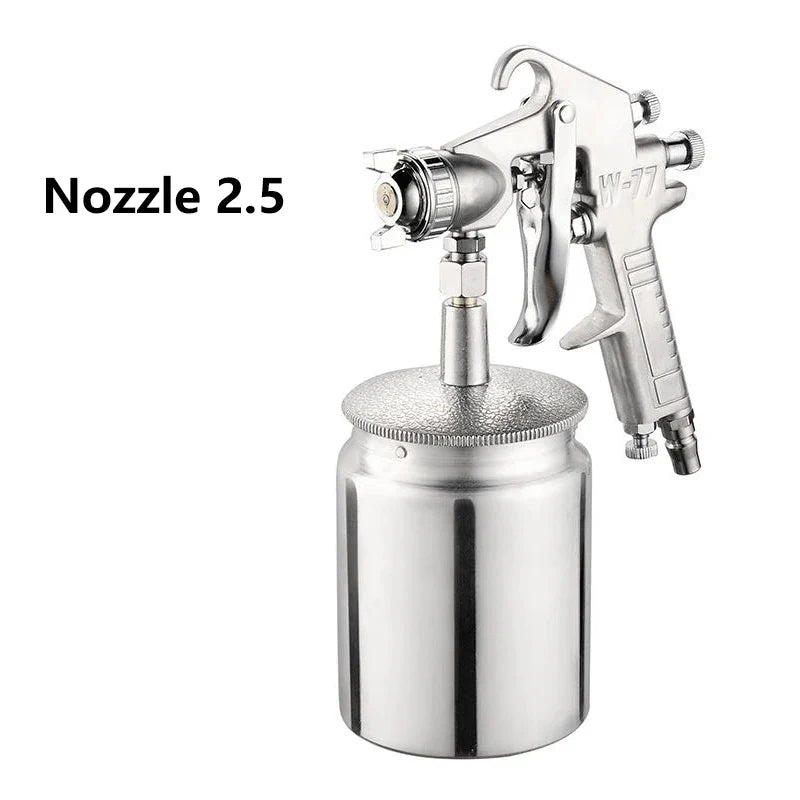 1000ML Pneumatic Paint Spray Gun — 2.0/2.5/3.0mm Nozzles | Car & Furniture DIY Paint Sprayer