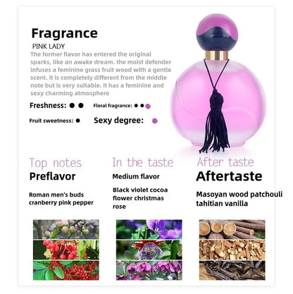 50ml Fresh Citrus Perfume for Women — Long-Lasting Light Orange Scent, High-End Fragrance