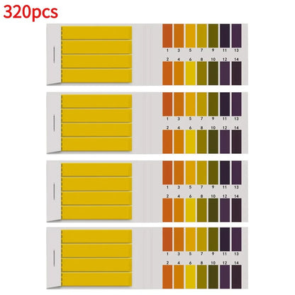 80-800pcs PH Litmus Test Strips — Professional 1-14 Indicator Paper for Water, Cosmetics, Soil Acidity Testing and Measurement