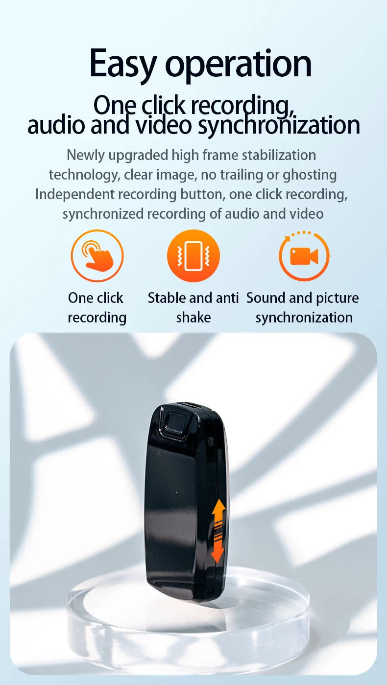 2025 New 1080P Portable Mini Camera – Compact Integrated Recording Device