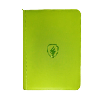 9-Pocket Zipper Card Binder - 360 Trading Card Holder Book, Premium PU Cover, Durable Side Loading Card Binder