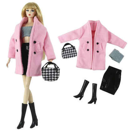 1:6 Scale Doll Clothes Set – Dress Outfit for 11.5-inch (30cm) Dolls, Multiple Styles for Girls’ Gifts