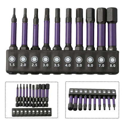 5–60PCS PH2 Magnetic Impact Driver Bit Set – Alloy Steel Cross Screwdriver Bits for Drill & Screw Driving Non-Slip Tool Kit