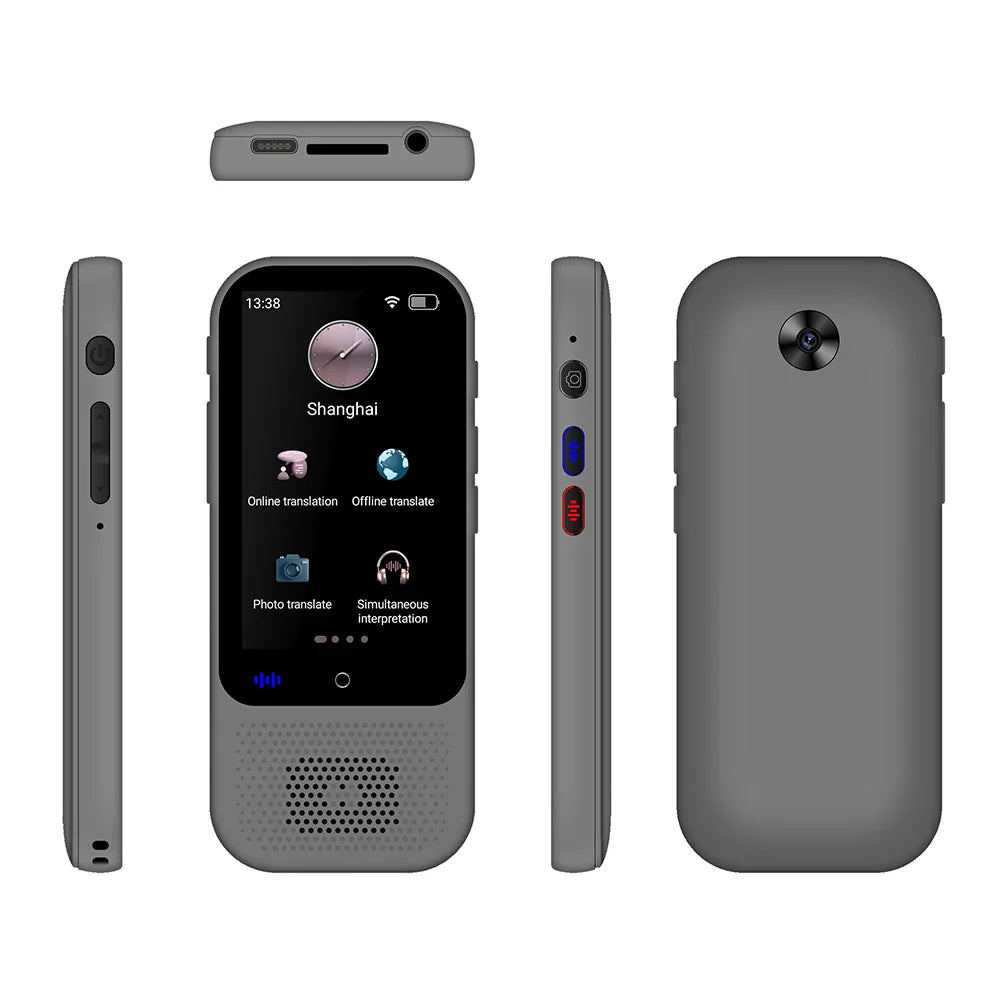 S80 Pro Portable Language Translator – 138 Languages, Voice Translation & 16 Offline Modes with ChatGPT Function