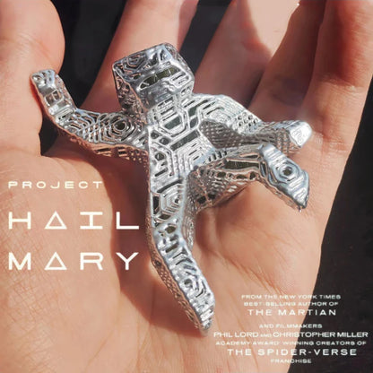 Project Hail Mary Movie Cosplay Keychain – 3D Printed Kawaii Character Keyring Bag Charm & Collectible Movie Prop Accessory