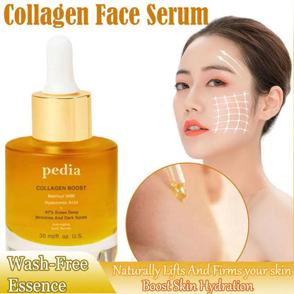 Wash-Free Collagen Face Serum – Deep Hydration, Anti-Aging & Skin Elasticity Improvement Moisturizer