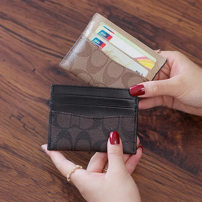 Luxury PU Leather Wallet for Women – Multi-Function Card Holder & Small Purse | Stylish Women's Card Bag