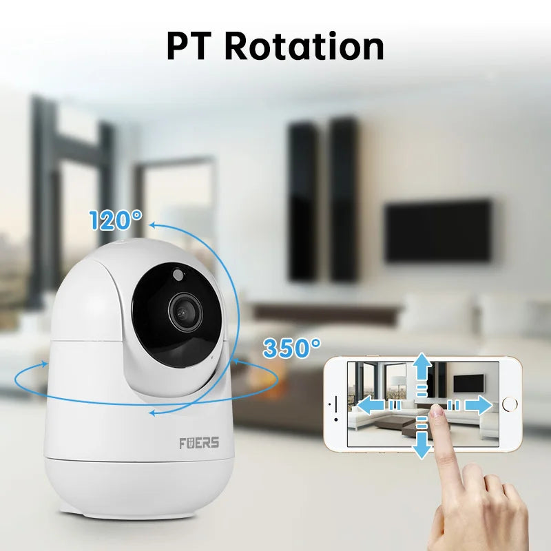 FUERS 4K 8MP WiFi Pet Camera - Tuya Smart Wireless Home Security & Baby Monitor Camera
