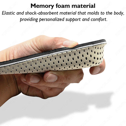 Memory Foam EVA Height Increase Insoles 2–5cm – Breathable Lightweight Shoe Lift Inserts for Men & Women Sports & Everyday Use
