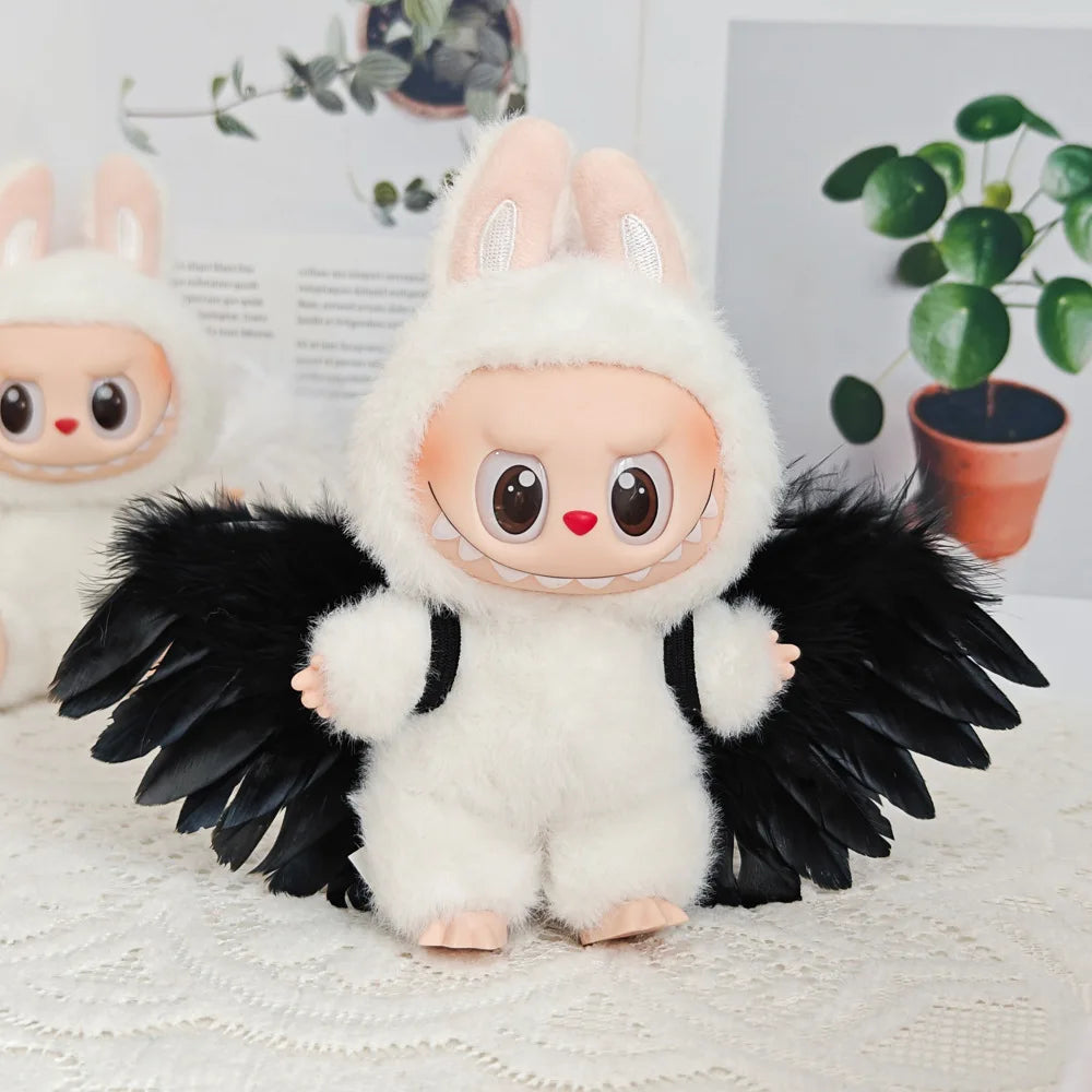 Labubu V1 V2 V3 Doll Clothes — Plush Idol Angel Wings Series Decoration DIY Toy Accessories Gift
