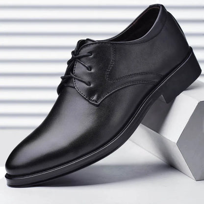 Men's Leather Derby Dress Shoes - Lace-Up Business & Wedding Shoes Size 38-48