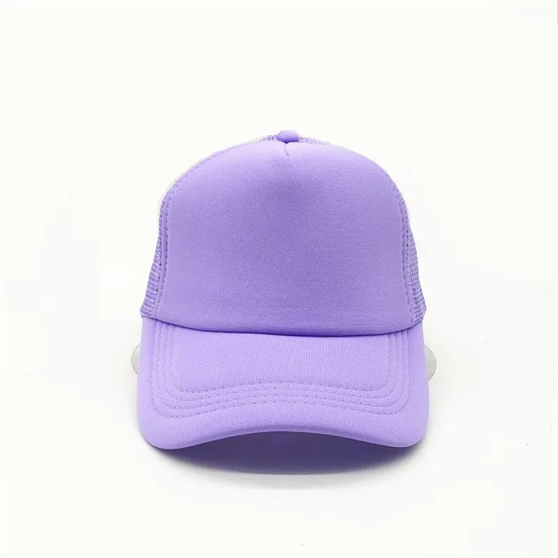Custom Logo Mesh Trucker Cap - 5 Panel Snapback Baseball Hat for Men & Women Summer Sports Sun Hat