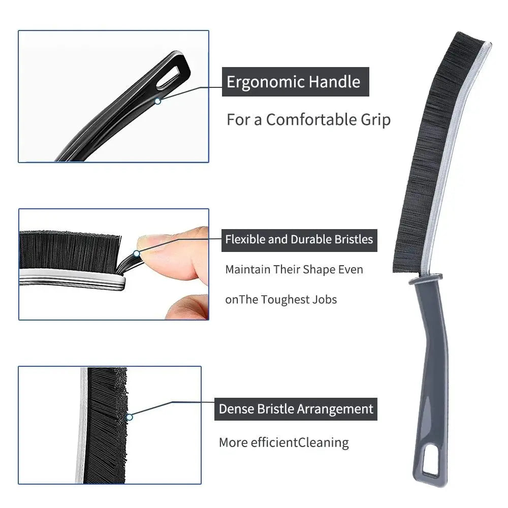 6/3pcs Grout Gap Cleaning Brush Set - Durable Hard Bristle Brushes for Kitchen, Toilet Tile Joints, and Shower Floor Line Cleaning