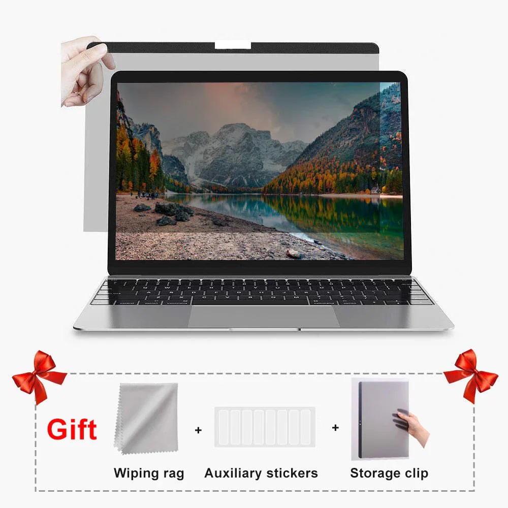 Magnetic Anti-Peeping Screen Protector for MacBook — Privacy Filter for Air 13.6/15 & Pro 14/16 (M1–M4, 2023)
