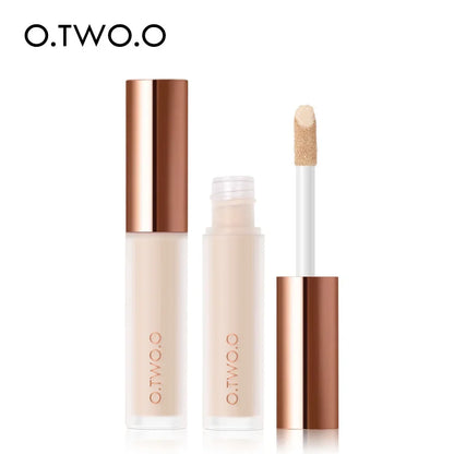 O.TWO.O Full Coverage Concealer - Waterproof Long Lasting Liquid Makeup Base for Dark Circles & Blemishes
