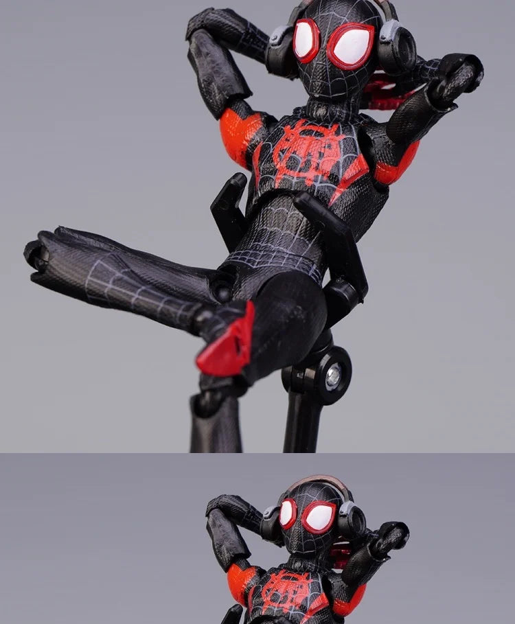 Miles Morales Spider-Man Action Figure — Into the Spider-Verse Collectible Toy for Kids Gift